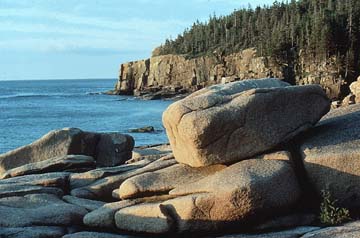 Rocky coastline of Acadia Nat'l Park as shown on the NPS website.