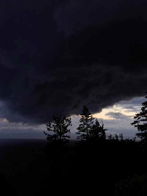 Stormy Night at Halfmoon Bay British Columbia, Canada