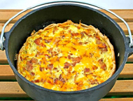 Easy Cheesy Bacon Quiche