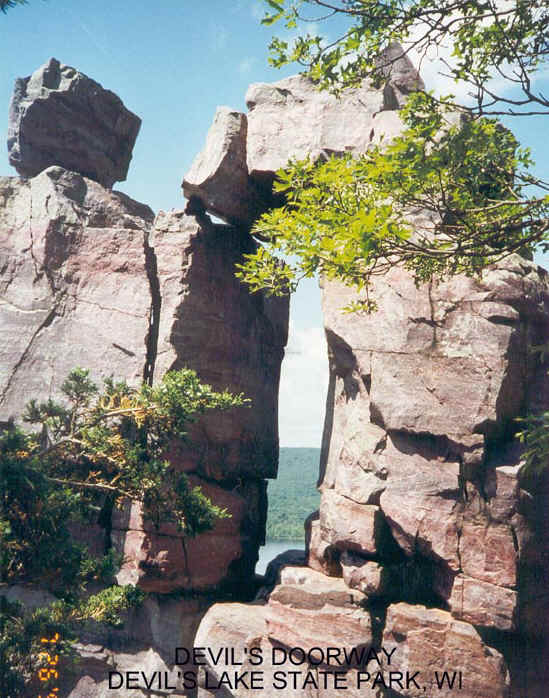 Devil's Doorway - Devil's Lake State Park, Wisconsin