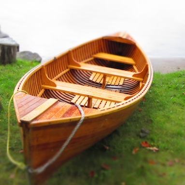 A canoe waiting to be paddled